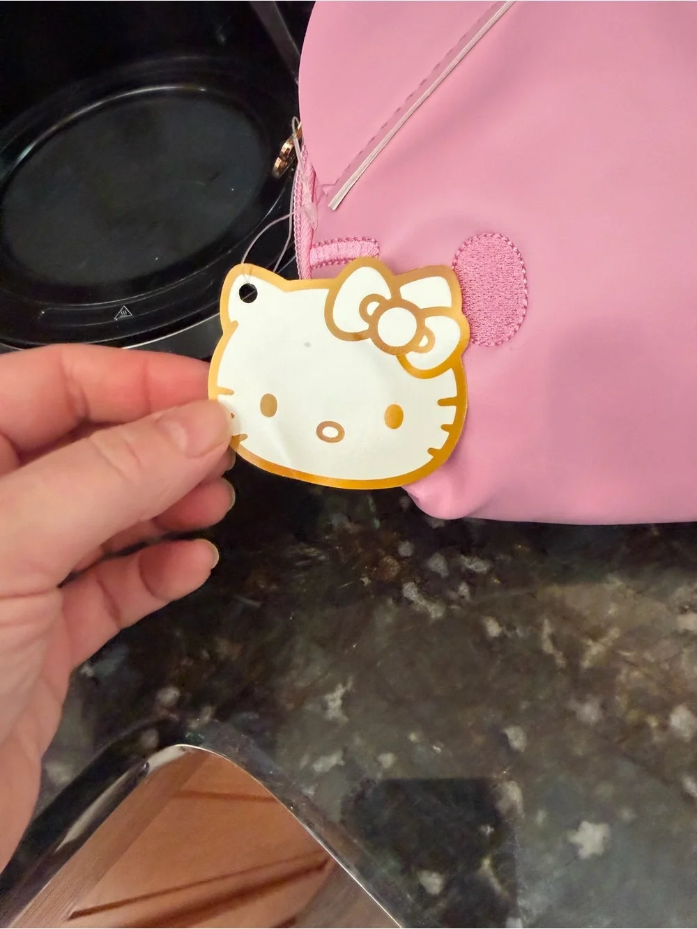 Hello Kitty Pink makeup bag/ pencil bag- Pink